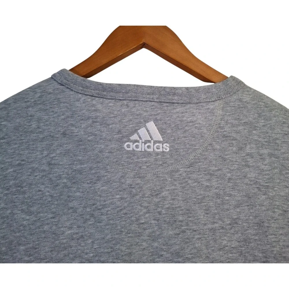 Adidas Miami Hurricanes Sweatshirt Men's XS Gray NCAA Football Crewneck Fleece